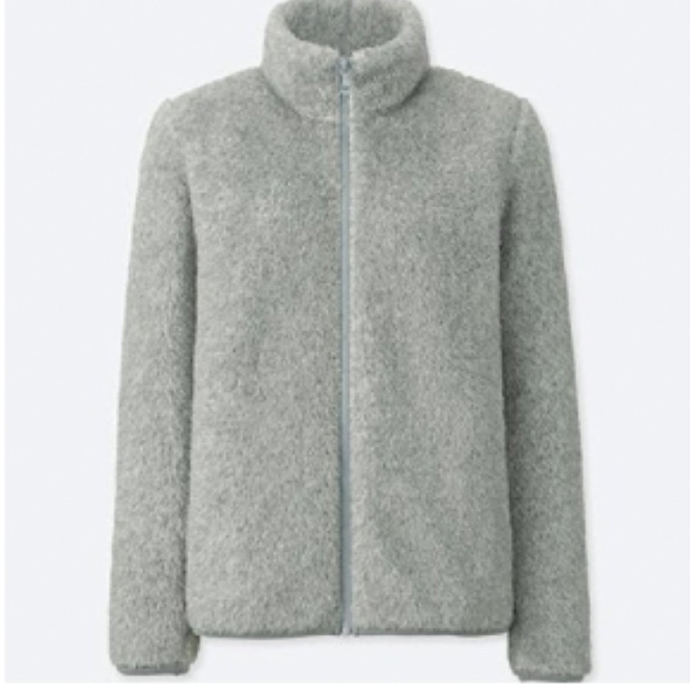 Women's Fluffy Fleece Zip Up Jacket